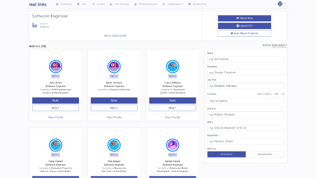 Auto-matching technology