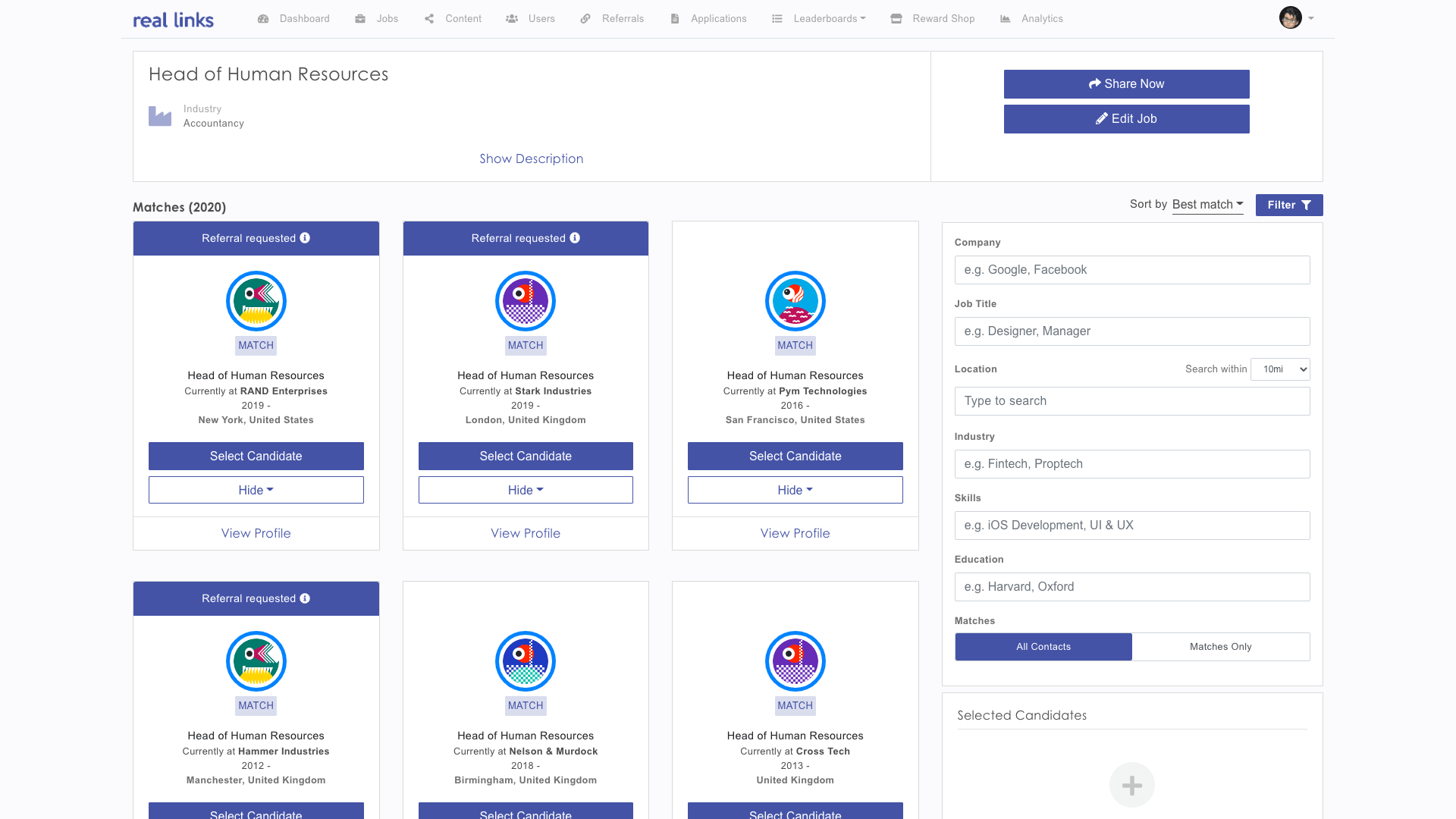 Recruiter Sourcing Tool
