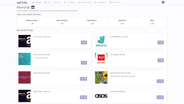 Reward shop and gamification